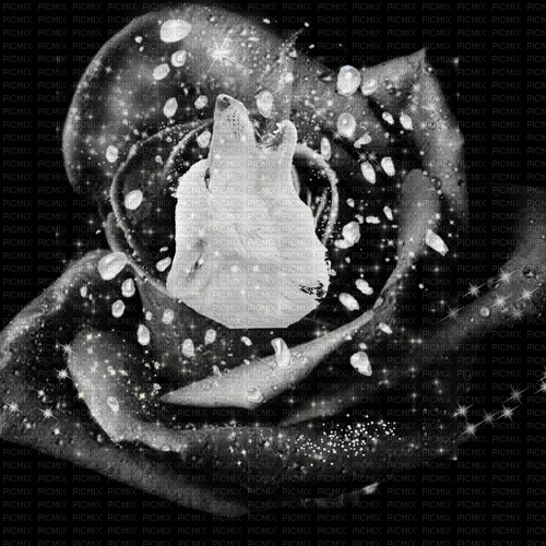 Rose noir loup - png grátis