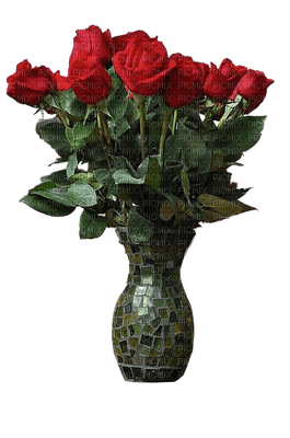 Kaz_Creations Deco Vase Flowers - png ฟรี
