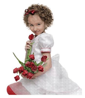 Kaz_Creations Deco  Baby Enfant Child Girl Flowers - Free PNG