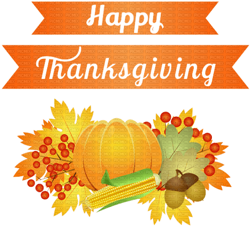 Happy Thanks giving - gratis png