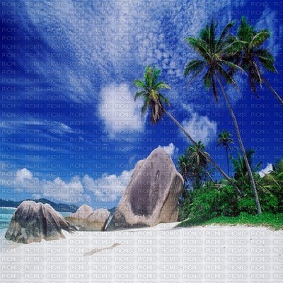 fond beach sea - PNG gratuit