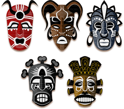 Africa, Afrikka, mask, maski - bezmaksas png