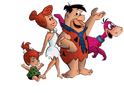 Kaz_Creations Cartoon The Flintstones - png gratis