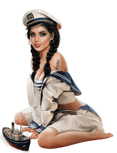 Woman. Boat. Captain. Leila - ücretsiz png