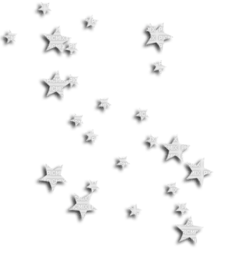 Stars White - zdarma png