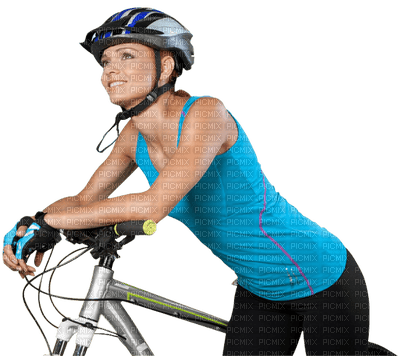 woman with bicycle bp - bezmaksas png