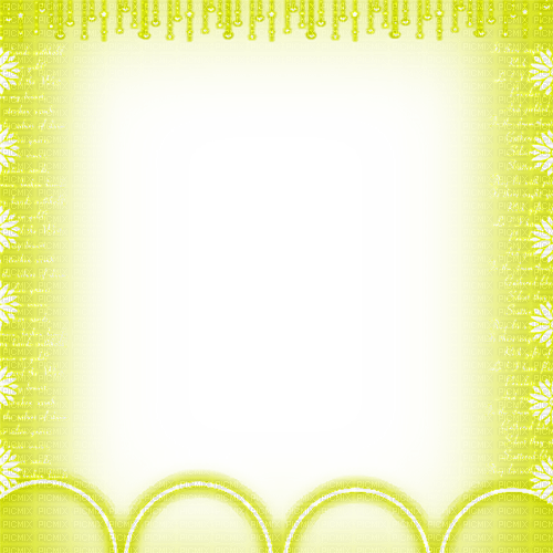 Frame.Text.White.Yellow - 免费PNG