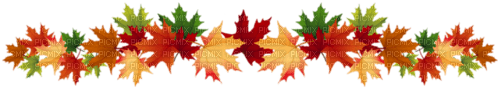 vintage border leaves autumn - PNG gratuit