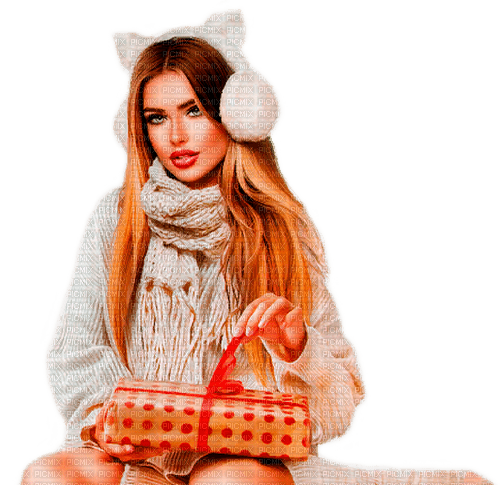 winter woman by nataliplus - ücretsiz png