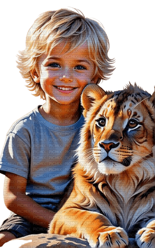 loly33 enfant lionceau - darmowe png