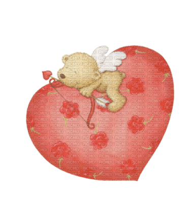 Kaz_Creations Deco Valentine Heart Love Teddy Bear - gratis png