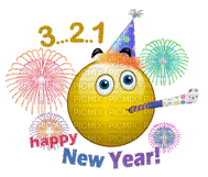 Kaz_Creations  Text Logo Happy New Year - Бесплатни анимирани ГИФ