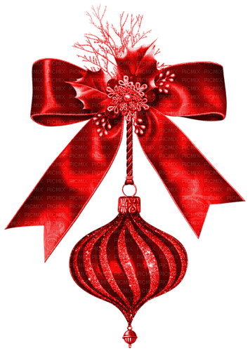 Christmas.Winter.Deco.Red - 免费PNG