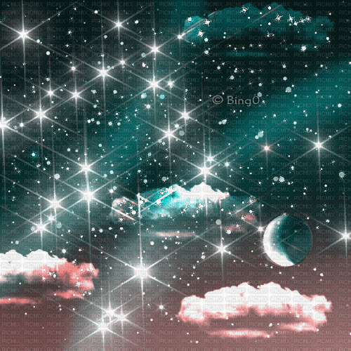 Y.A.M._Background stars sky - Animovaný GIF zadarmo