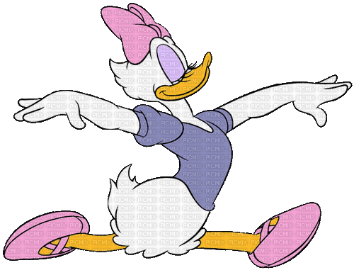 Daisy Duck - GIF animado grátis