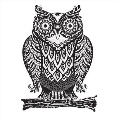minou-Owl-gray - 無料png