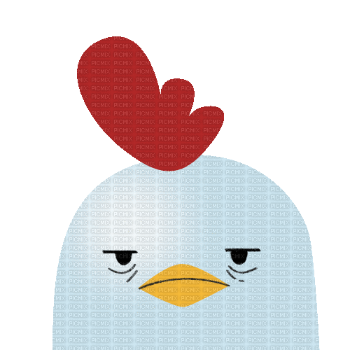 Sad Chicken - GIF animado gratis