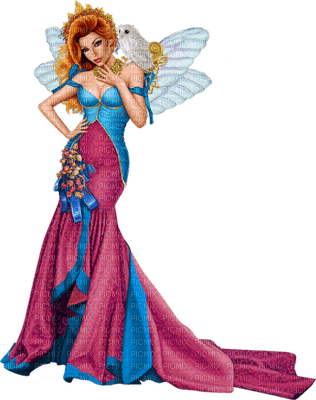 Kaz_Creations Woman Femme Fairy - 免费PNG