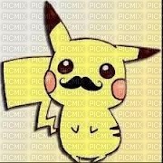 pikachu moustache - png gratis