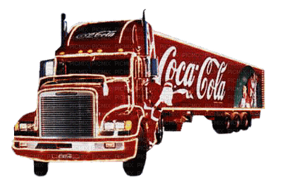 coca cola christmas truck wallpaper