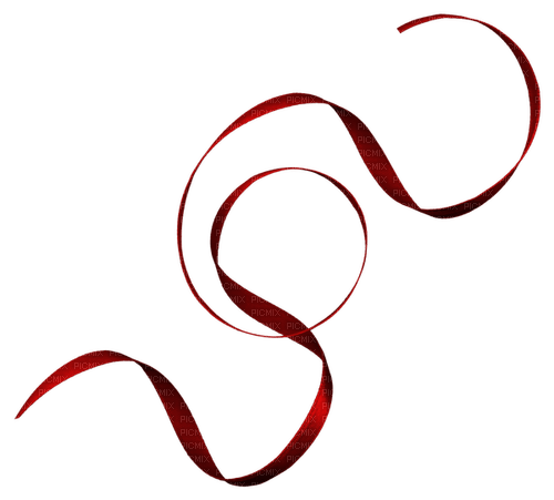 red ribbon - PNG gratuit