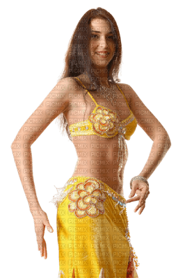 Kaz_Creations Woman Femme Yellow - bezmaksas png