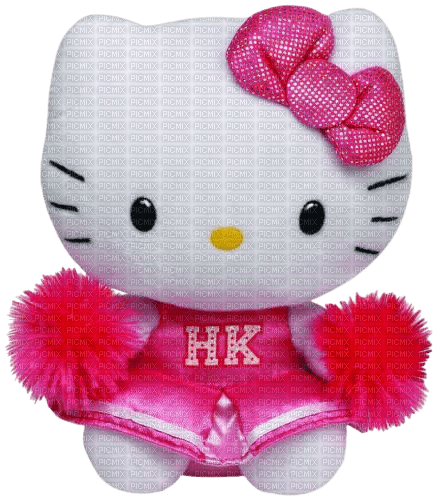 Hello kitty peluche cuddly toy pom pom girl - 無料png