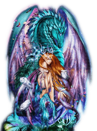 Rena Drachen Fee Dragon Fairy Fantasy - Free PNG