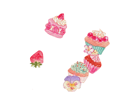Cupcakes & macaron ♫{By iskra.filcheva}♫ - Free PNG