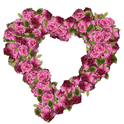 roses, heart - darmowe png