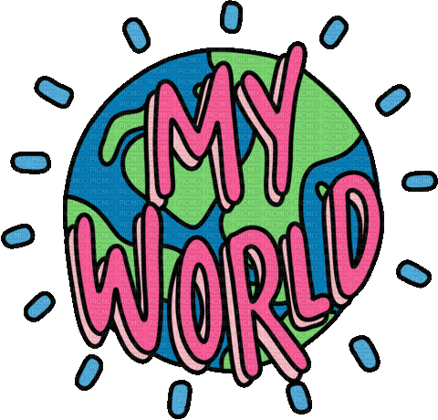 My world - Ingyenes animált GIF