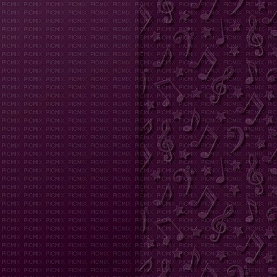 bg-Music Notes-purple - png ฟรี