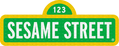 Kaz_Creations Logo Text Sesame Street - ingyenes png
