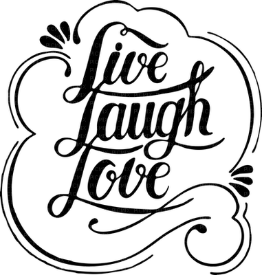 Kaz_Creations Logo Text Live Laugh Love - бесплатно png