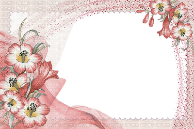 frame-Flower-pink-500x333 - δωρεάν png