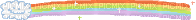 rainbow with cloud - Gratis animeret GIF