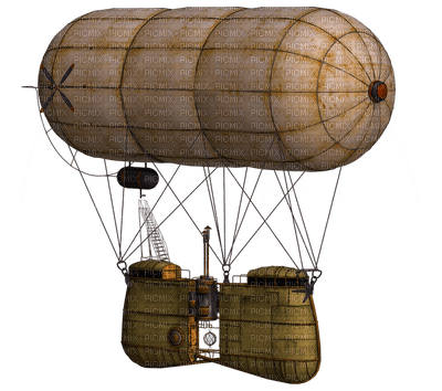 steampunk airship bp - ücretsiz png