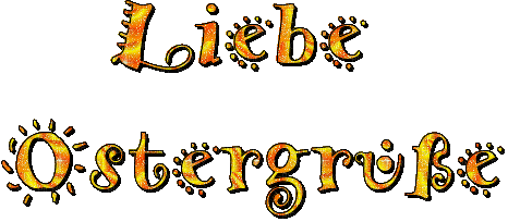 Liebe Ostergrüße - Animovaný GIF zadarmo