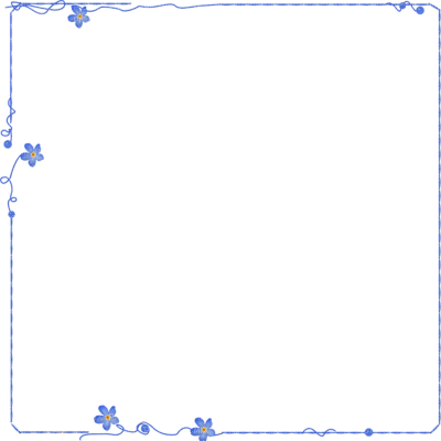 blue frame - ücretsiz png