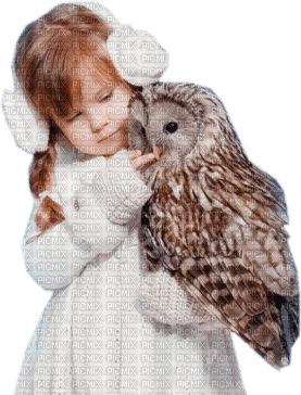 Kaz_Creations Baby Enfant Child Girl Owl - безплатен png