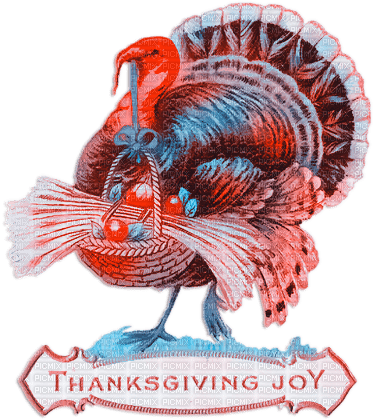 soave deco thanksgiving text turkey vintage - PNG gratuit