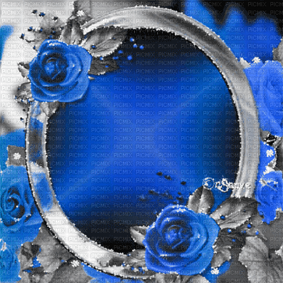 soave background animated  vintage circle rose - 免费动画 GIF