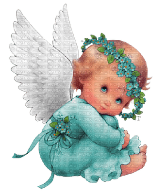 Kaz_Creations Cute Angel - PNG gratuit