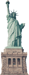 Kaz_Creations America 4th July Independance Day American Statue Liberty - PNG gratuit