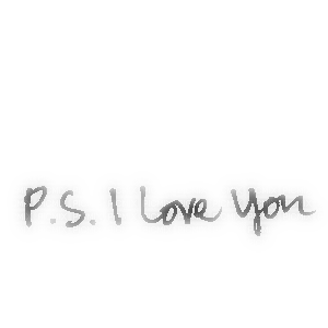 P.S. I love you - фрее пнг