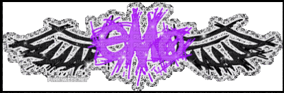 purple n black emo sticker - Free animated GIF