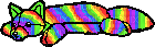 rainbow wolf plush - Ücretsiz animasyonlu GIF
