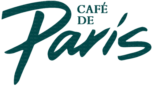 Paris Cafe Text - Bogusia - besplatni png