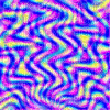 trippy zigzag - Gratis animeret GIF