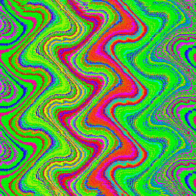 Pixels swirl paint - GIF animasi gratis